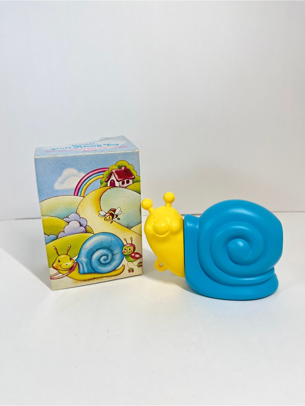 Vintage AVON Escargot Snail Pull Along Toy Bubble Bath for Children Kids 70s